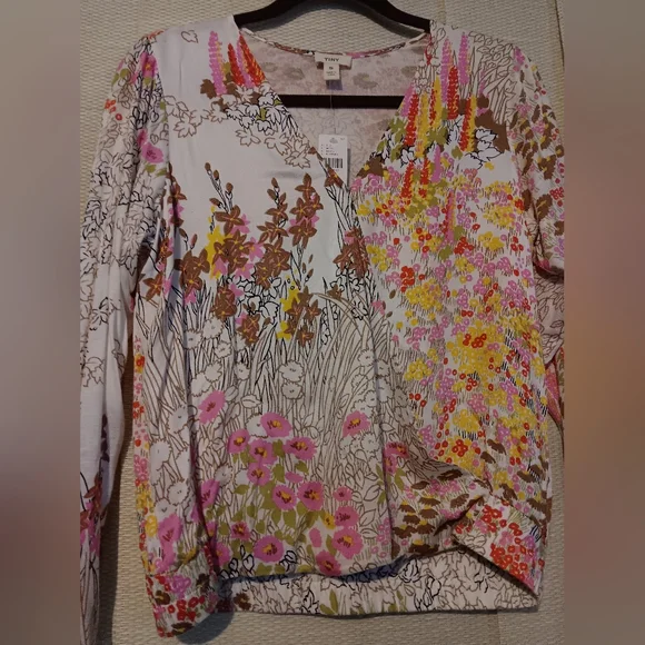 ANTHROPOLOGIE TINY floral top NWT  small - Picture 4 of 11